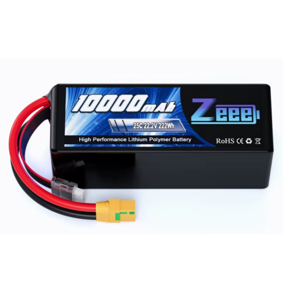 Акумулятор для FPV Zeeepower 10000mAh, 6S, 22.2V (ZEEE10000-25-6S)