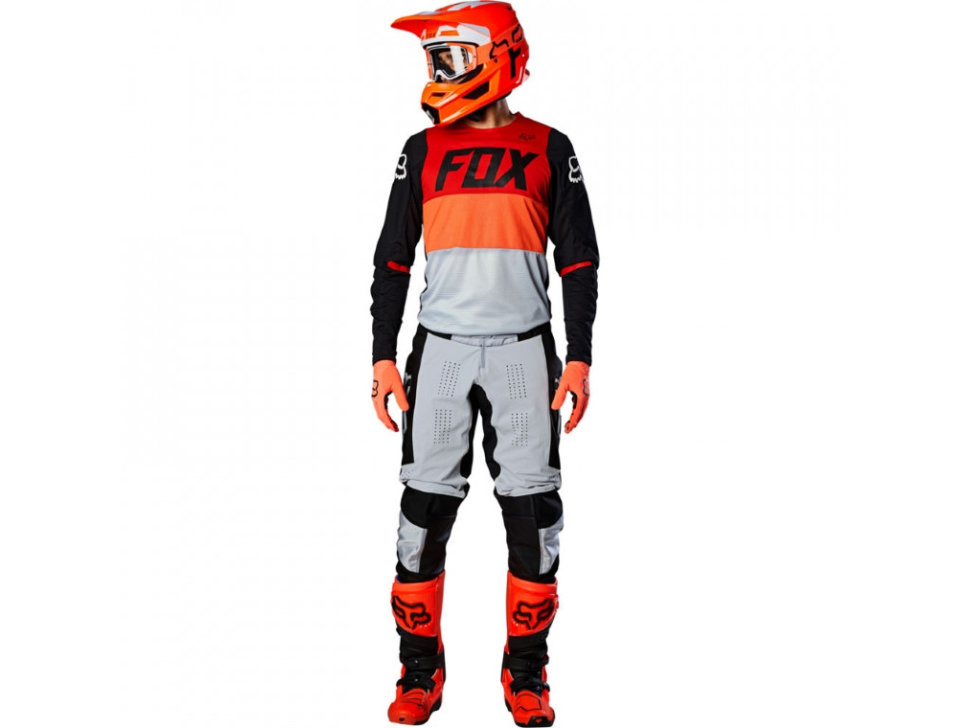 Мотошлем Fox V1 Werd Helmet Fluo Orange