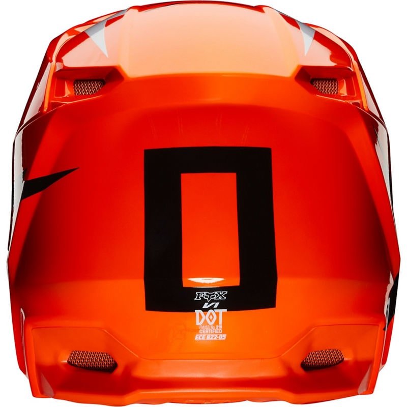 Мотошлем Fox V1 Werd Helmet Fluo Orange