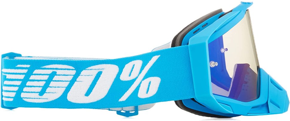 Мото очки 100% Racecraft Monoblock Mirror Lens Blue (50110-245-02)