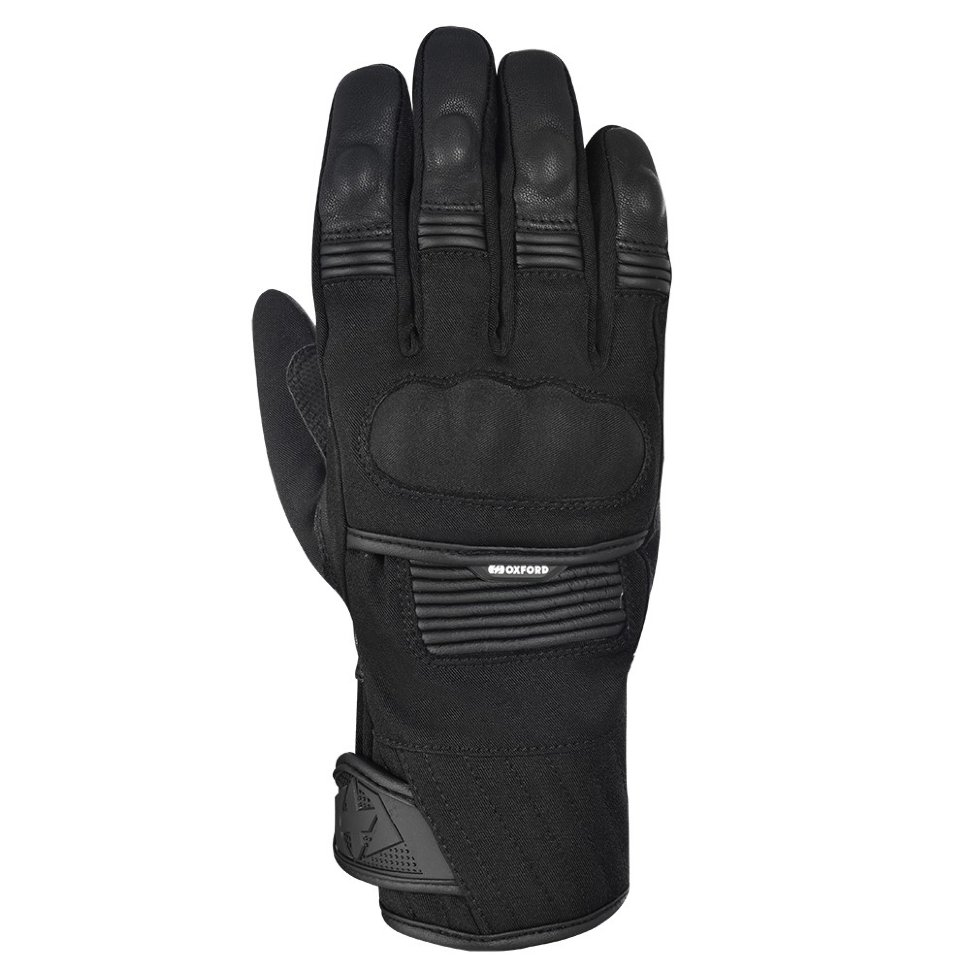 Мотоперчатки влагостойкие Oxford Toronto 1.0 MS Glove Stealth Black