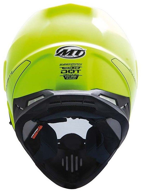 Мотошлем MT Helmets Synchrony SV Duo Sport Solid Gloss Yellow