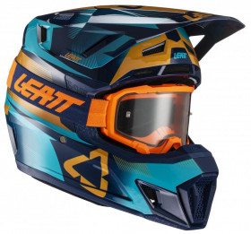Мотошлем Leatt Helmet GPX 7.5 V21.1 + Goggle Blue