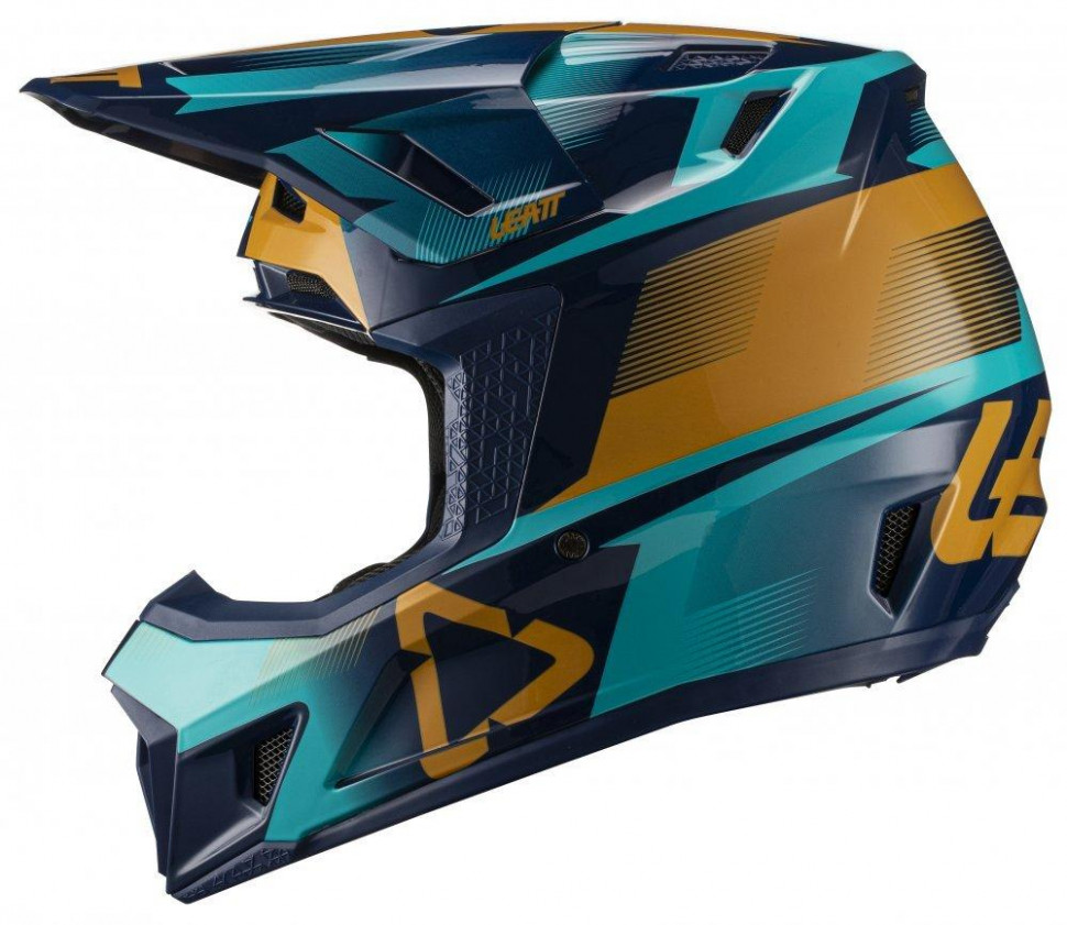 Мотошлем Leatt Helmet GPX 7.5 V21.1 + Goggle Blue