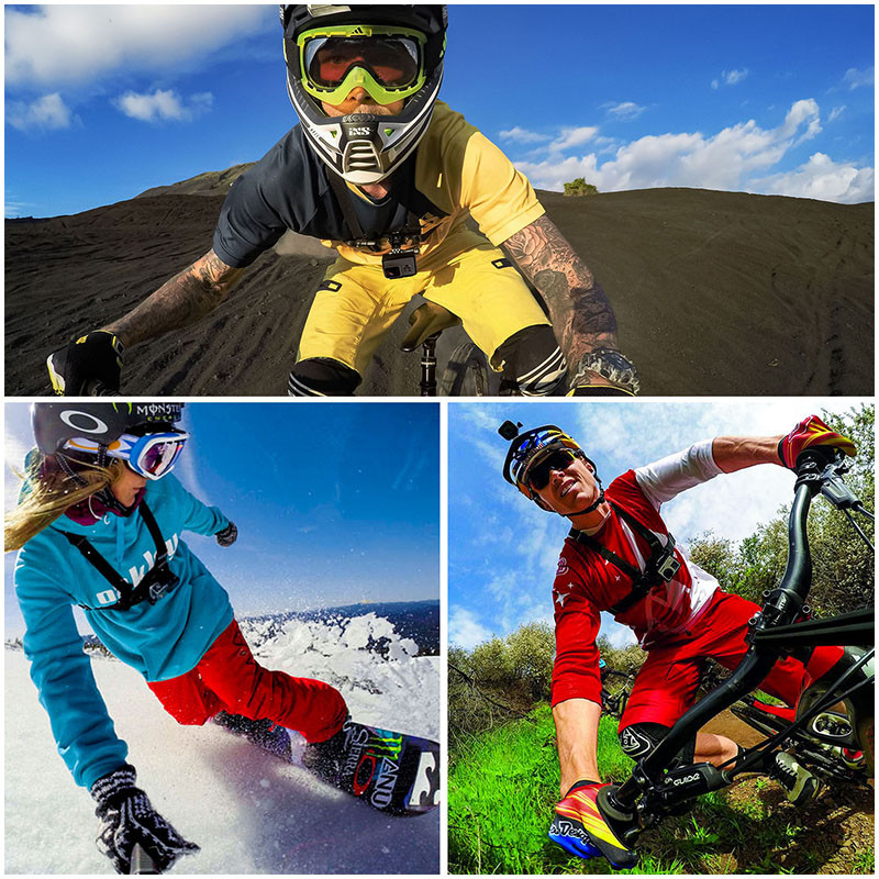 Набор креплений на голову и грудь MSCAM Chest + Head Strap with Chin Belt