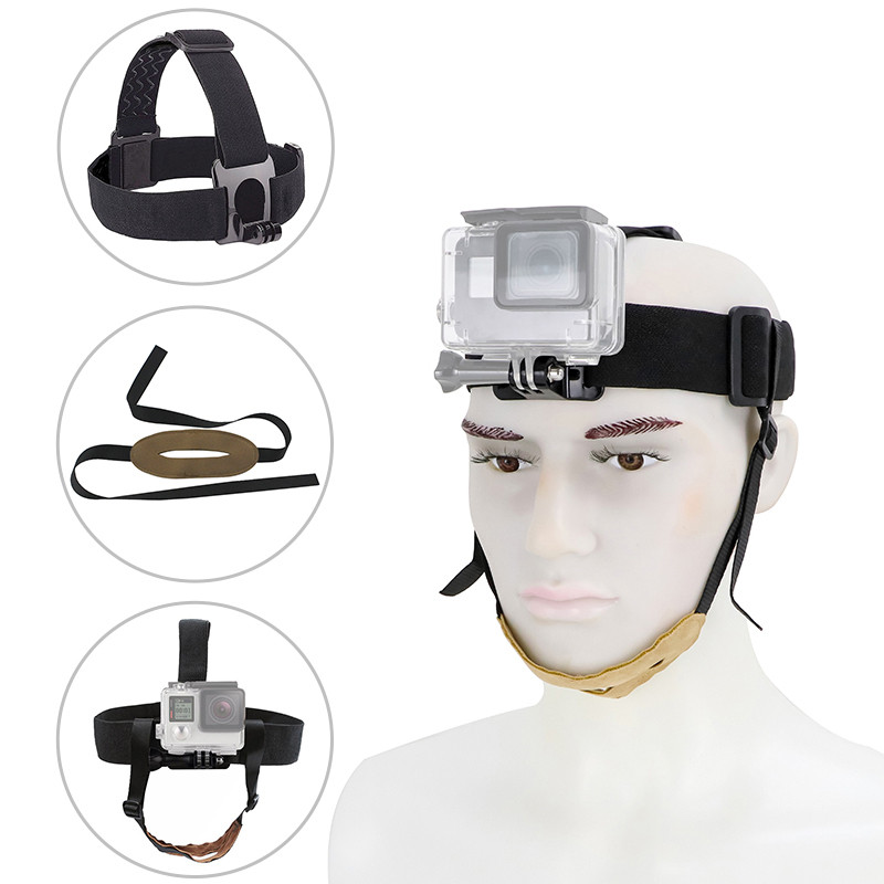 Набор креплений на голову и грудь MSCAM Chest + Head Strap with Chin Belt