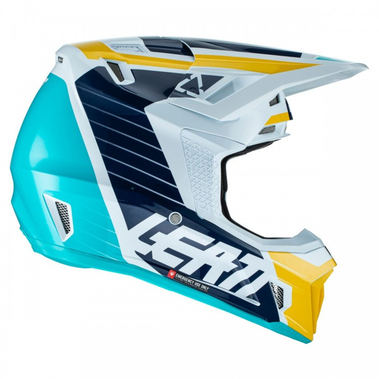 Мотошлем Leatt Helmet GPX 7.5 V22 + Goggle Aqua