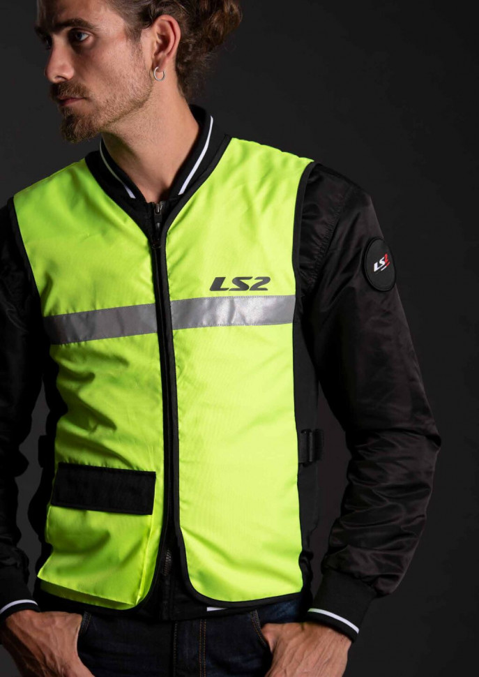 Мотожилет LS2 Vest Hi-Vis Yellow