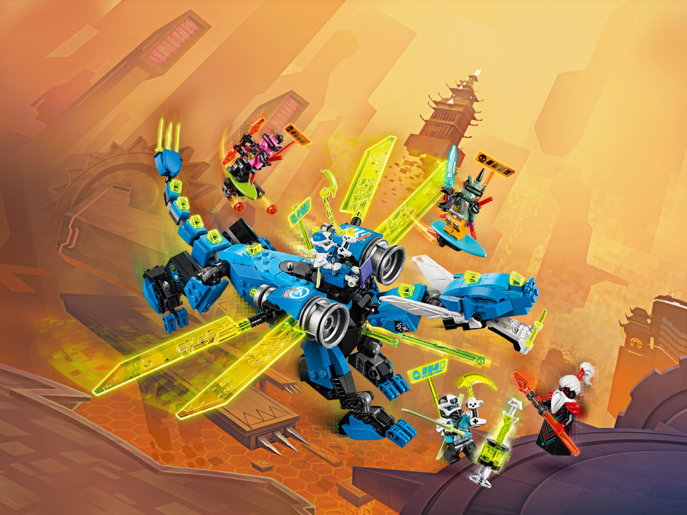 Конструктор Lego Ninjago: кибердракон Джея (71711)