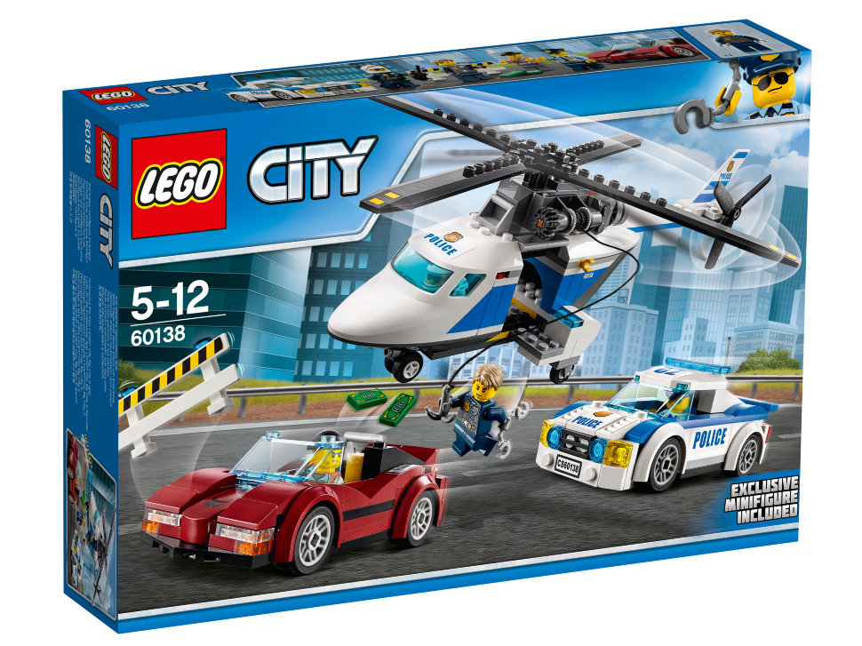 Конструктор Lego City: стремительная погоня (60138)