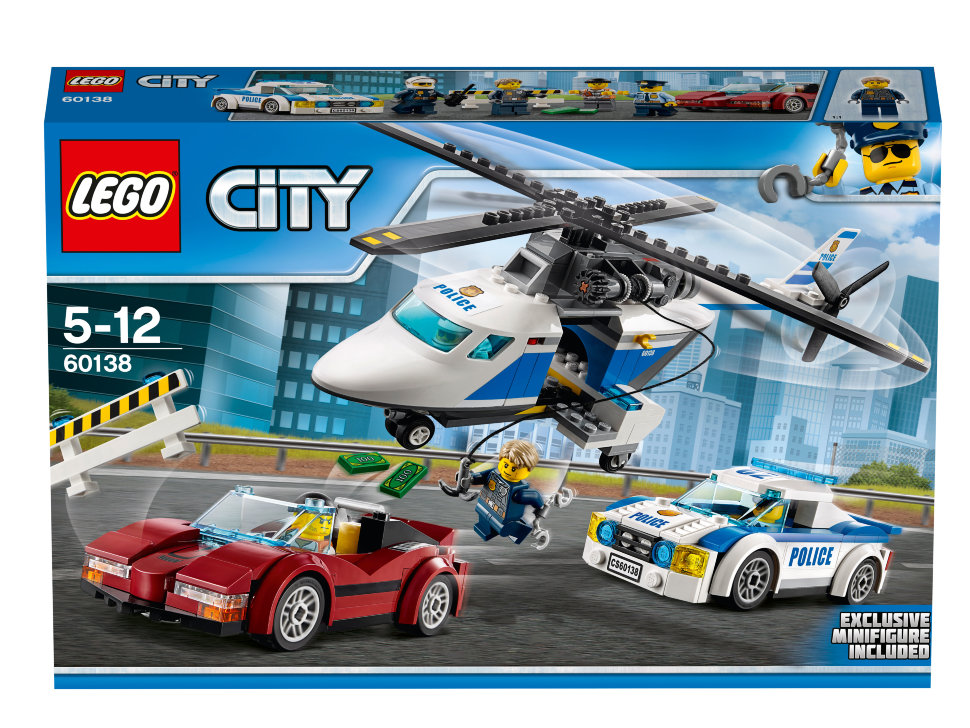 Конструктор Lego City: стремительная погоня (60138)