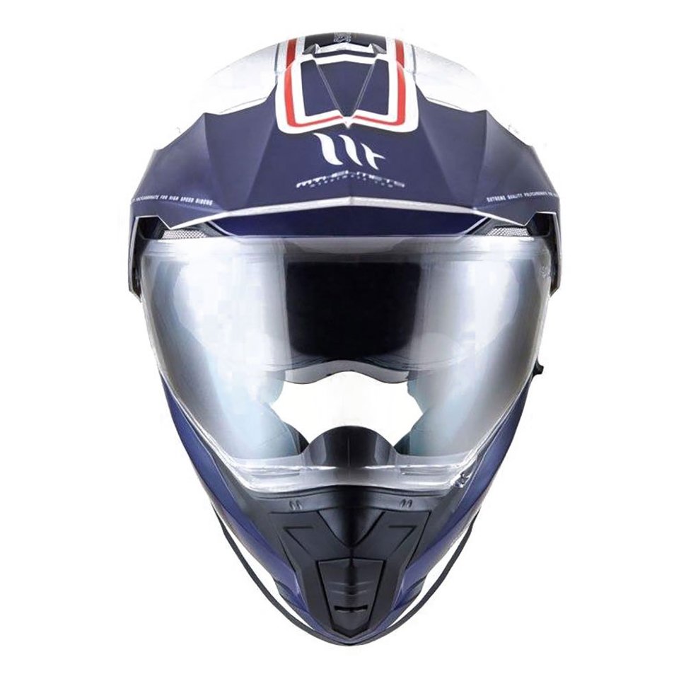 Мотошлем MT Helmets Synchrony SV Duo Sport Vintage White/Blue/Red