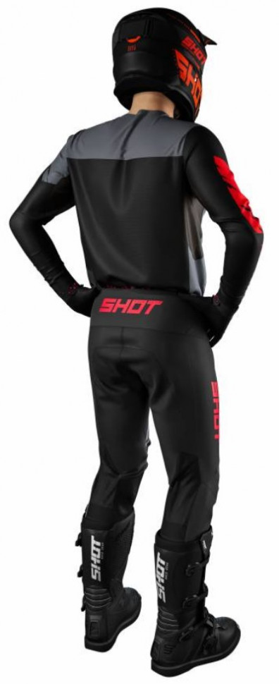 Мотоштани Shot Racing Contact Draw Red