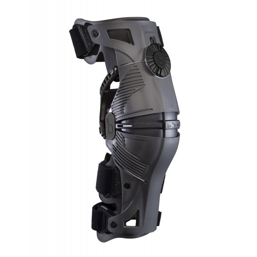Ортопедические мотонаколенники Mobius X8 Storm Grey/Black