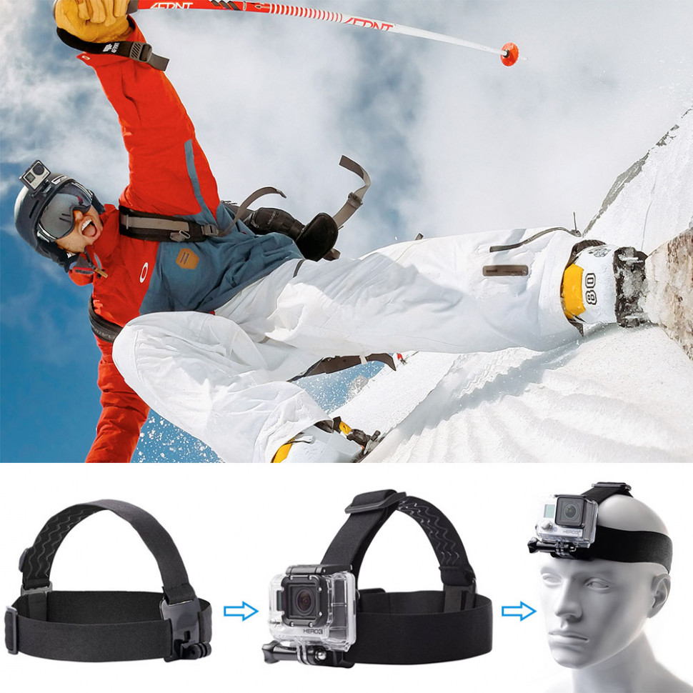 Набор креплений MSCAM Head Strap with Phone Holder Kit