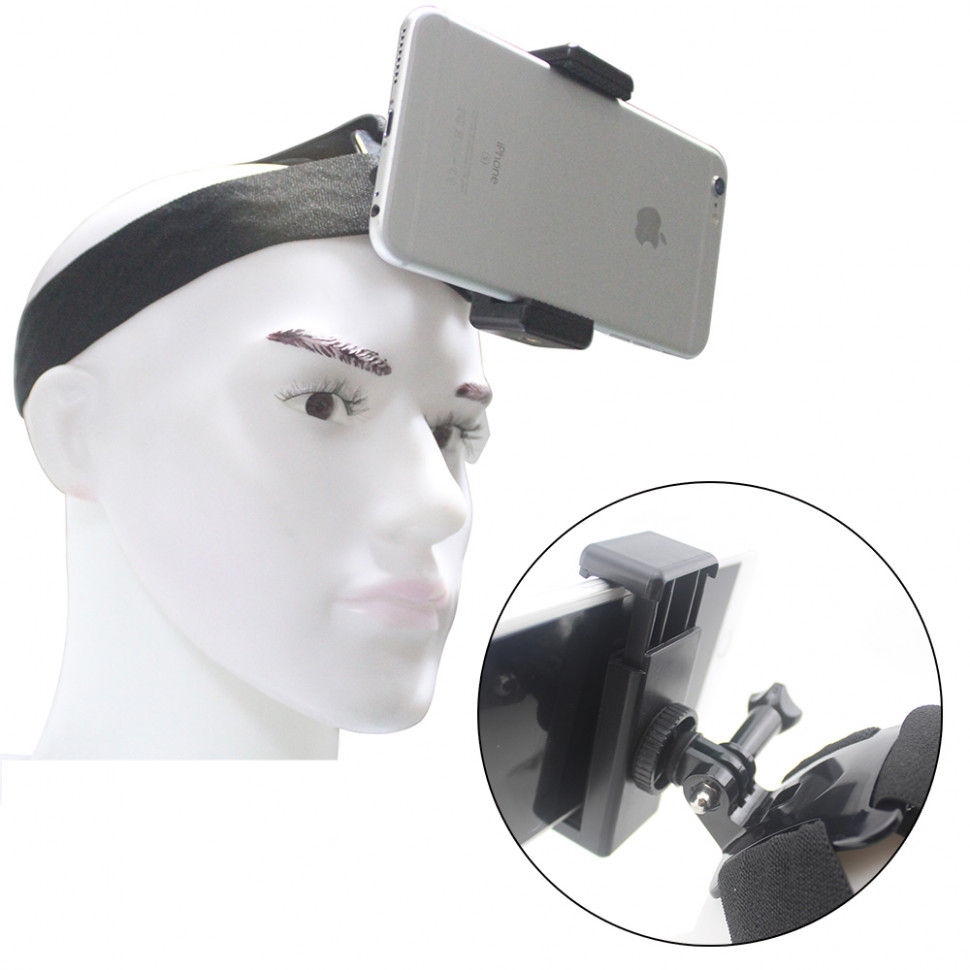 Набор креплений MSCAM Head Strap with Phone Holder Kit