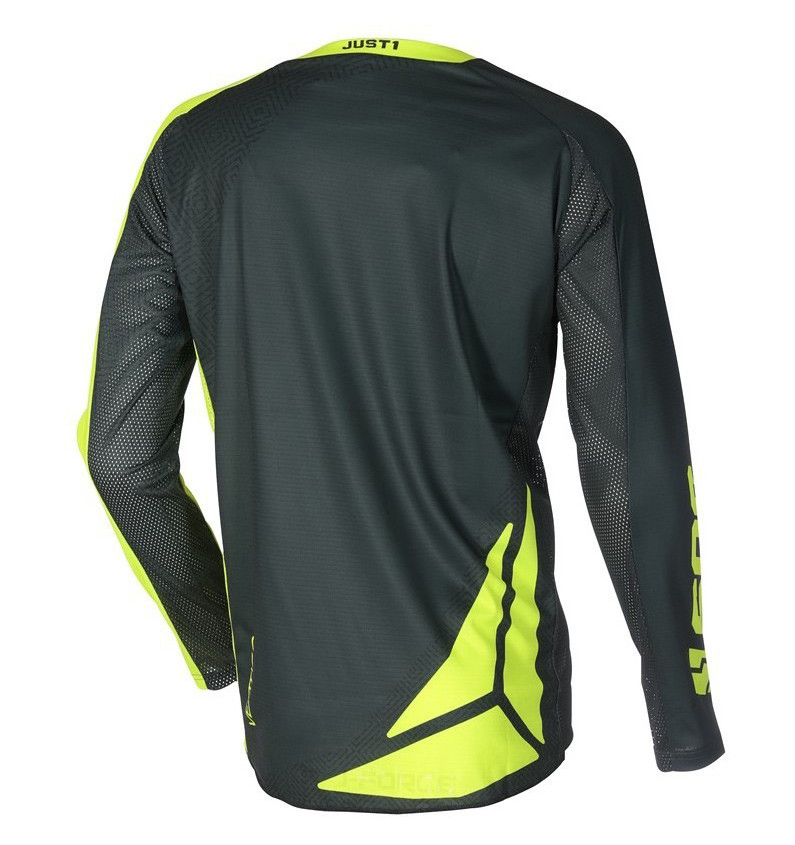 Мотоджерси Just1 J-Force Vertigo Jersey Grey/Yellow Fluo