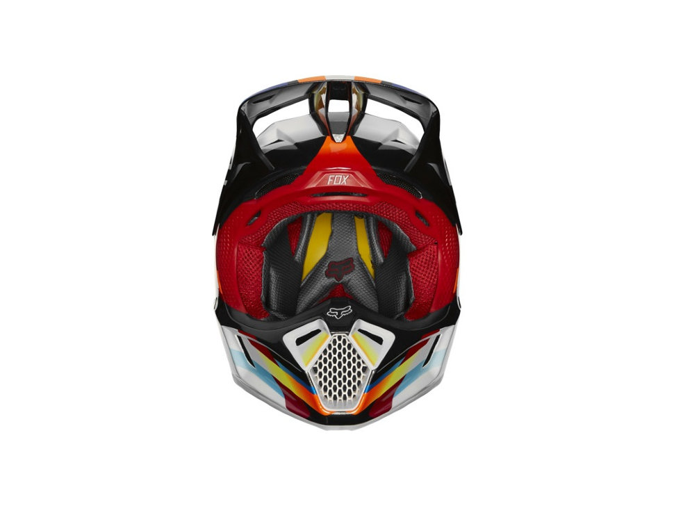 Мотошлем Fox V3 Motif Helmet ECE Red/Yellow