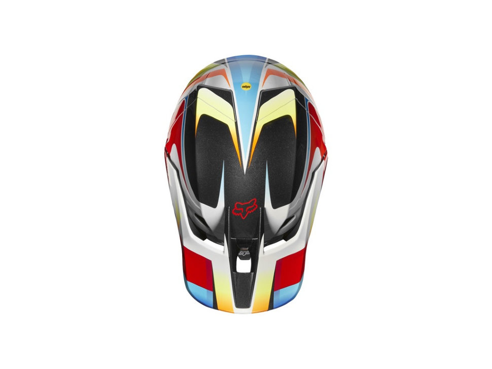 Мотошлем Fox V3 Motif Helmet ECE Red/Yellow