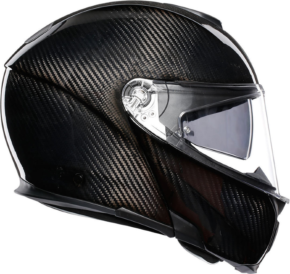 Мотошлем AGV Sportmodular E05 Glossy Carbon