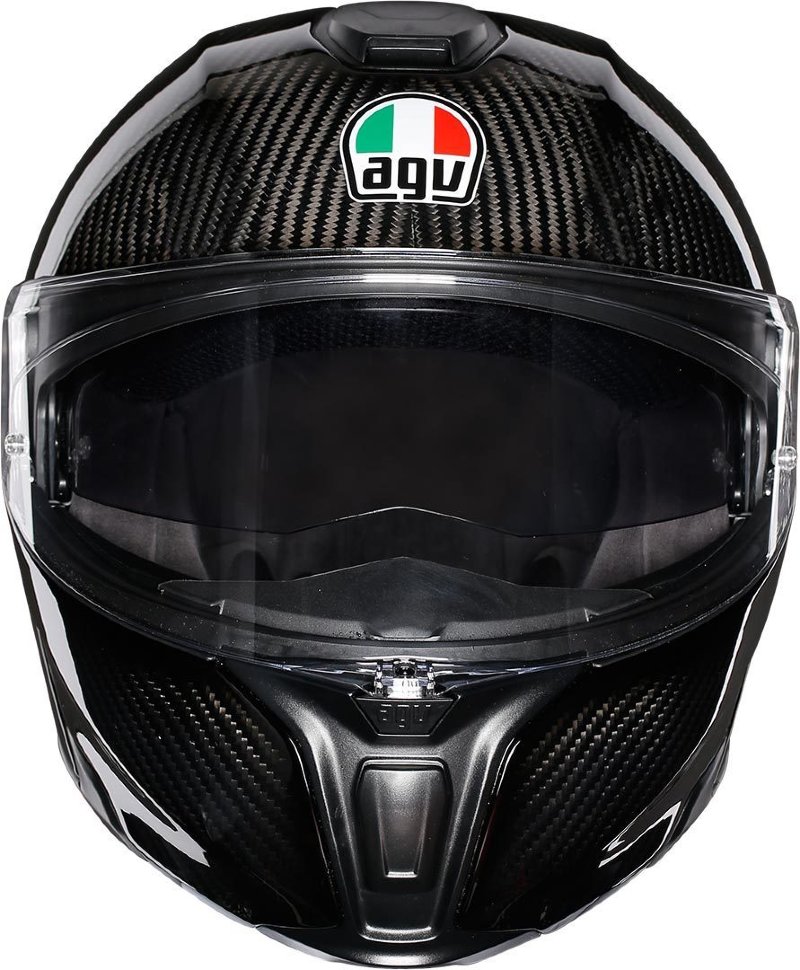 Мотошлем AGV Sportmodular E05 Glossy Carbon