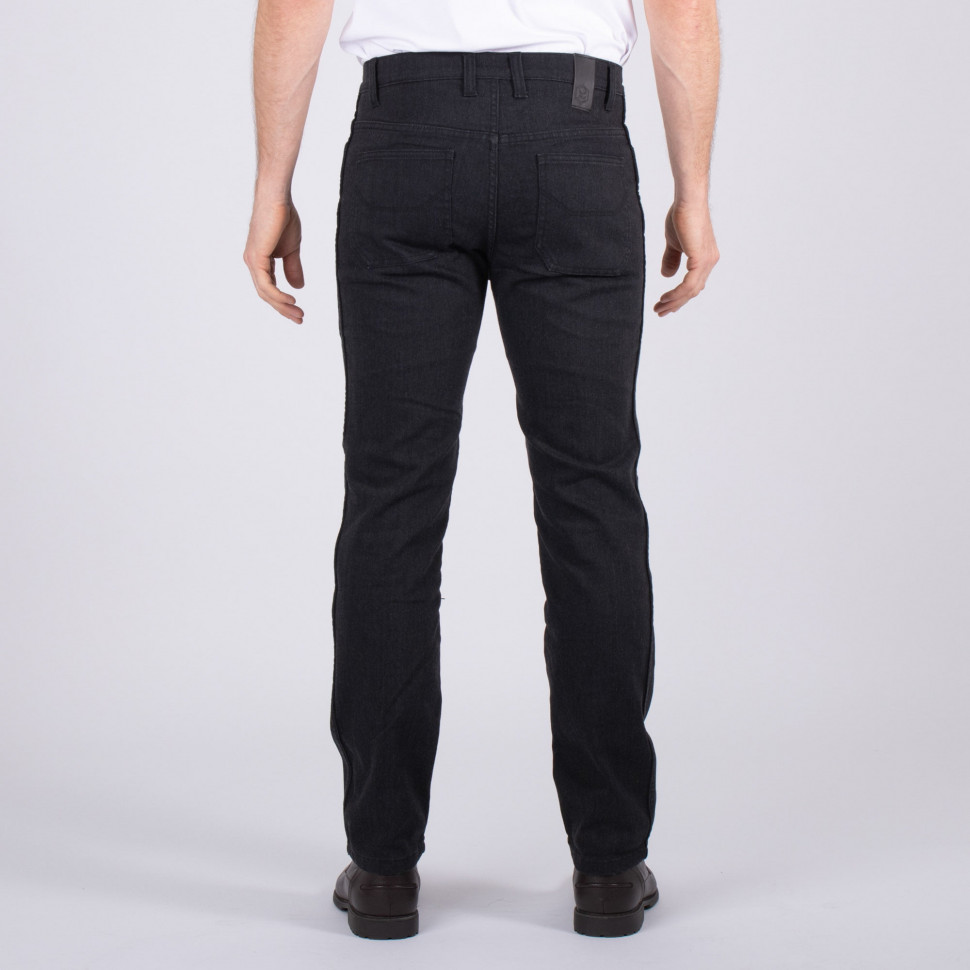 Мотоджінси Knox Brighton Denim Short Leg Black