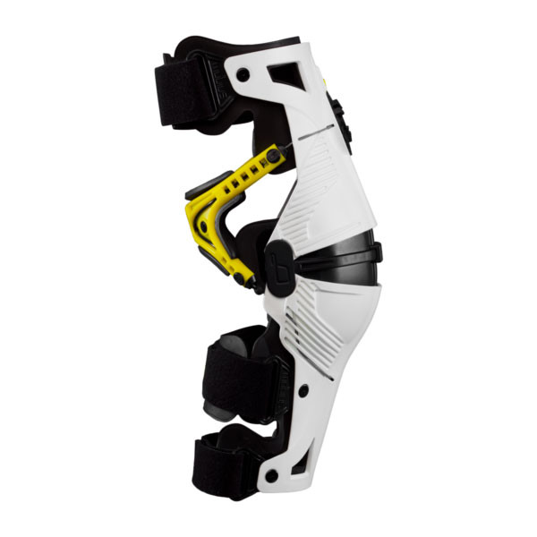 Ортопедические мотонаколенники Mobius X8 Storm White/Yellow