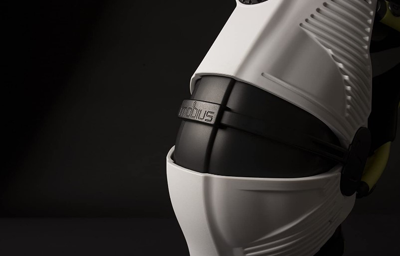 Ортопедические мотонаколенники Mobius X8 Storm White/Yellow