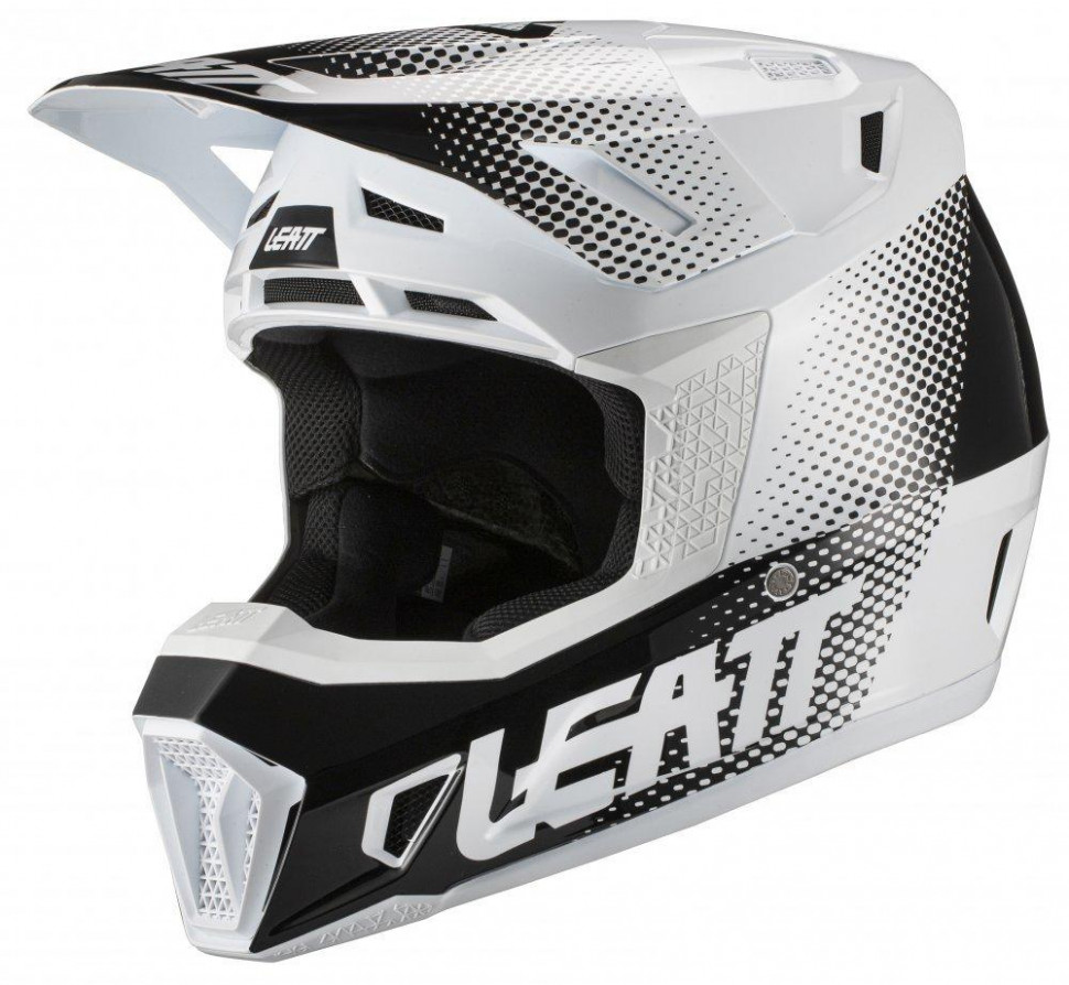 Мотошлем Leatt Helmet GPX 7.5 V21.1 + Goggle White