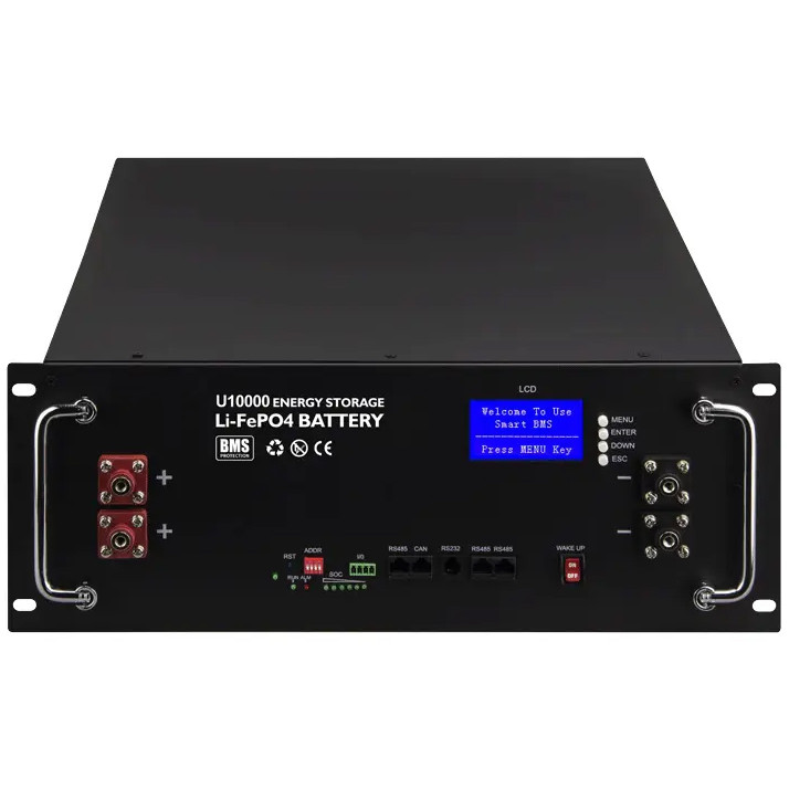 Аккумуляторный модуль U10000 с блоком BMS, 10 кВт·ч (51.2В / 200А*ч / LiFePO4)