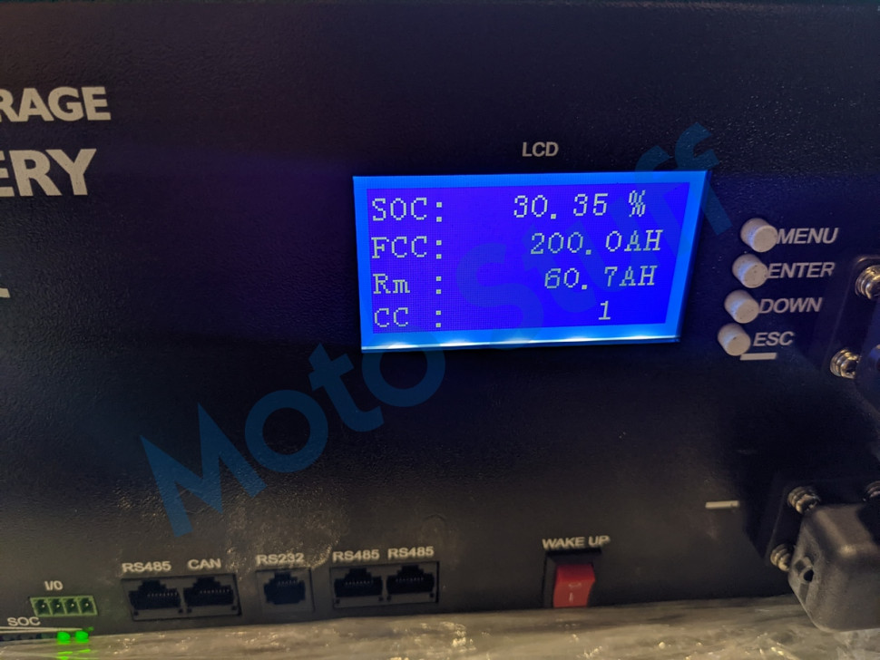 Аккумуляторный модуль U10000 с блоком BMS, 10 кВт·ч (51.2В / 200А*ч / LiFePO4)