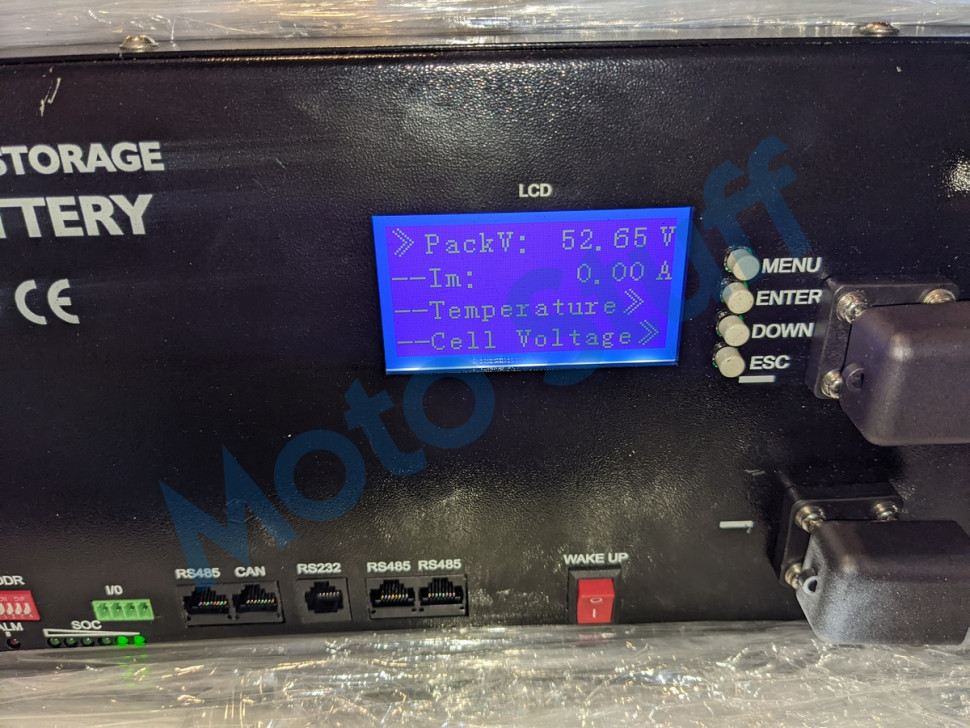 Аккумуляторный модуль U10000 с блоком BMS, 10 кВт·ч (51.2В / 200А*ч / LiFePO4)