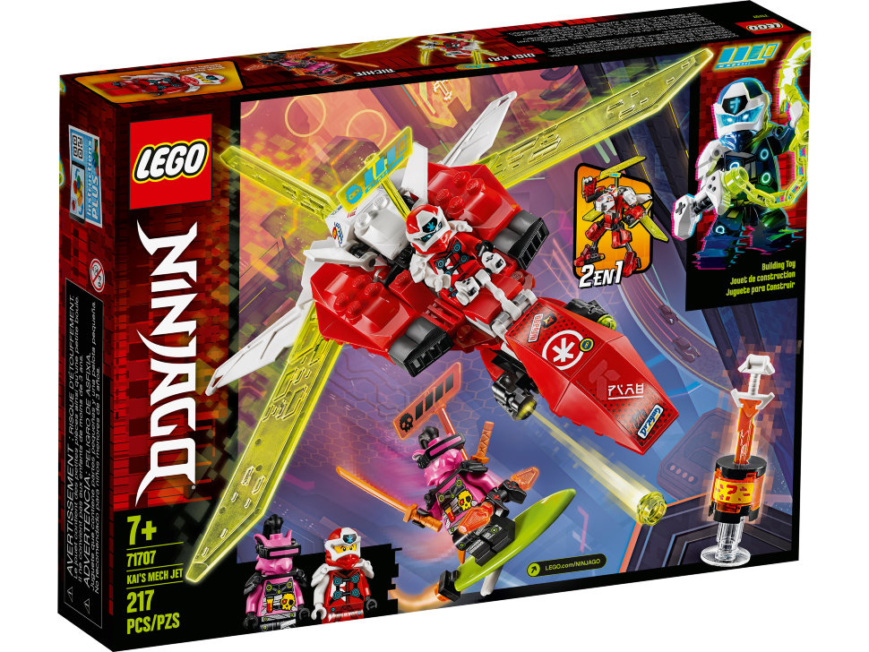 Конструктор Lego Ninjago: реактивный самолёт Кая (71707)