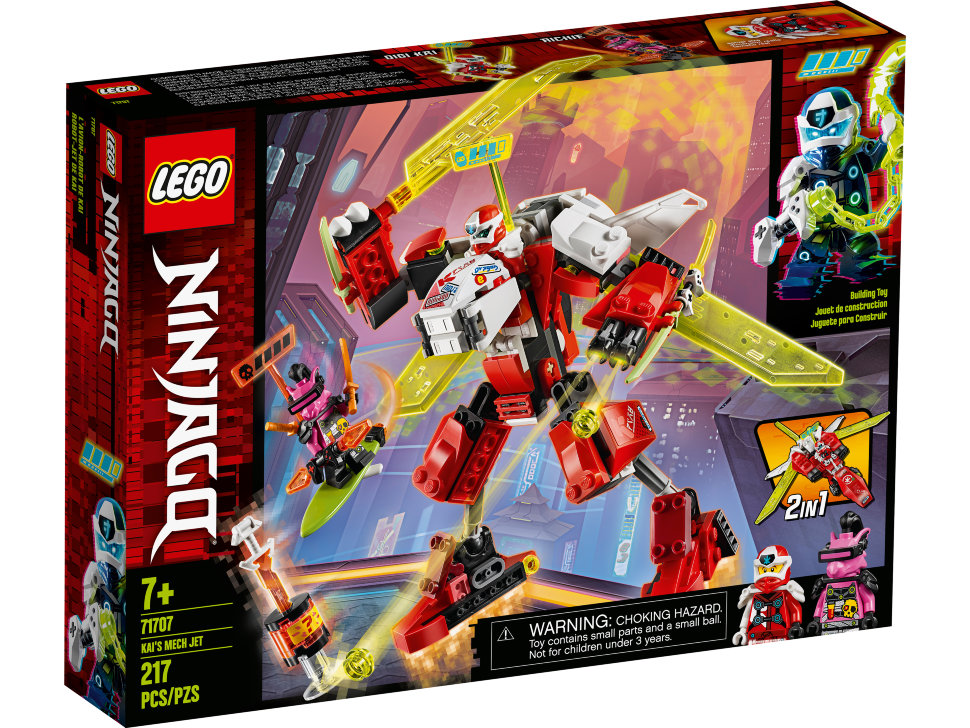 Конструктор Lego Ninjago: реактивный самолёт Кая (71707)