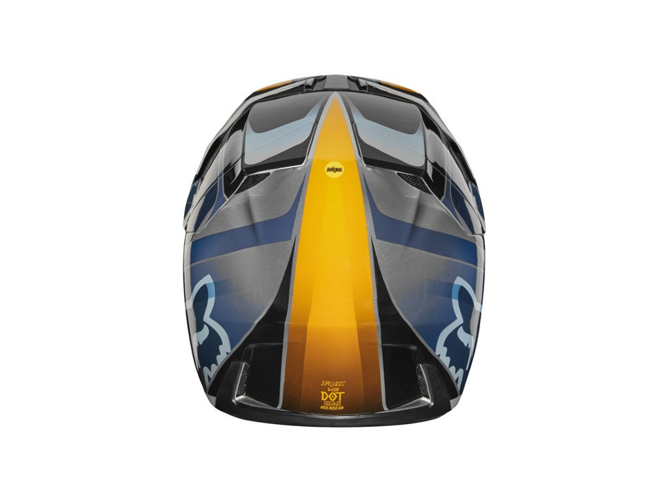 Мотошлем Fox V3 Motif Helmet ECE Blue /Silver