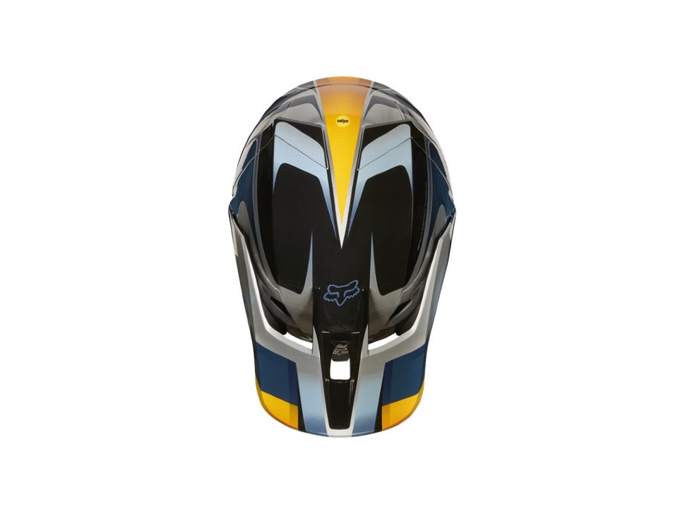 Мотошлем Fox V3 Motif Helmet ECE Blue /Silver