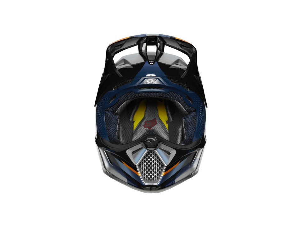 Мотошлем Fox V3 Motif Helmet ECE Blue /Silver