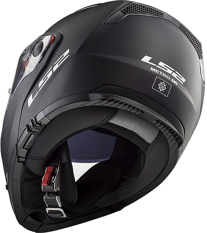 Мотошлем LS2 FF324 Metro Matt Black P/J