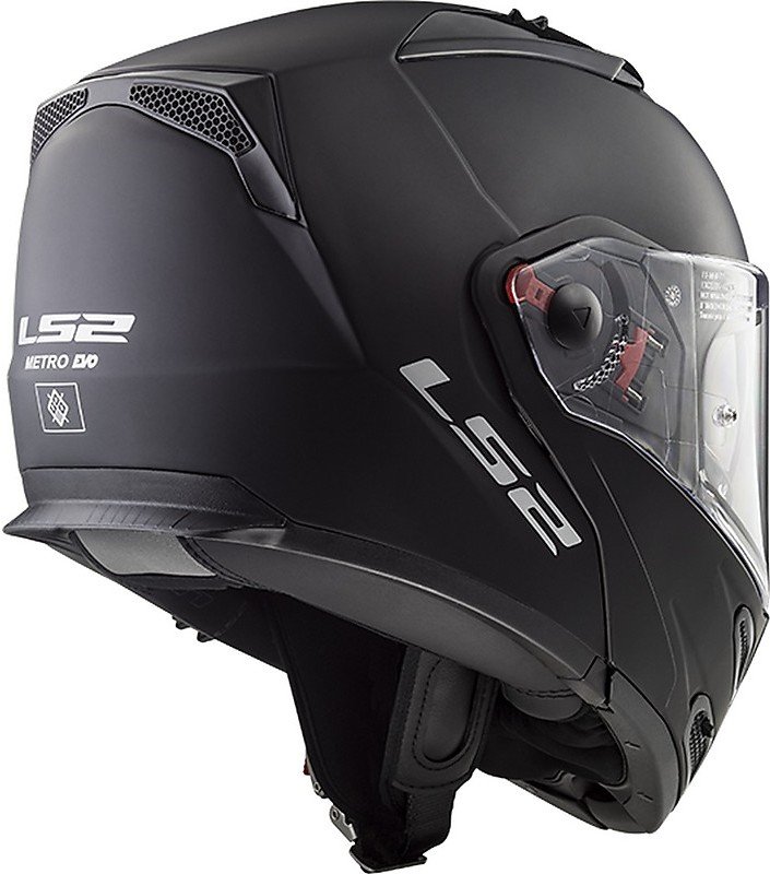 Мотошлем LS2 FF324 Metro Matt Black P/J