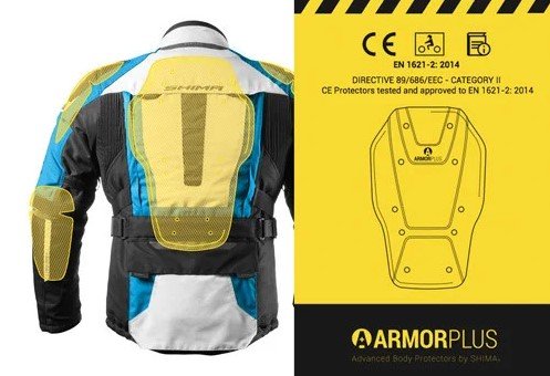 Мотокуртка Shima Horizont Blue