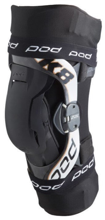 Ортопедические наколенники Pod K8 2.0 Knee Brace Carbon/Silver