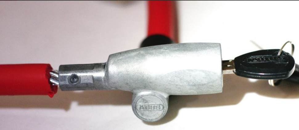 Трос протиугінний прямий ABUS 5412K /85 Primo Red (165122)