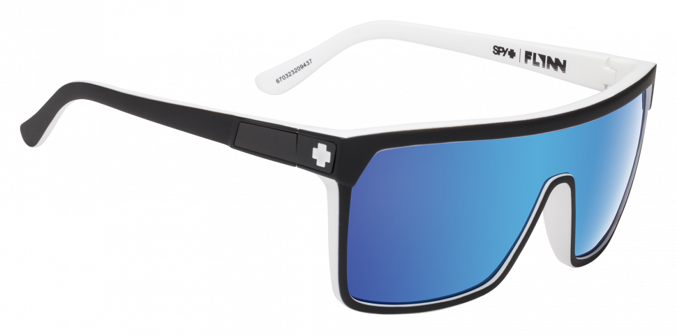 Солнцезащитные очки SPY+ Flynn Whitewall Grey W/Light Blue Spectra (673016809131)