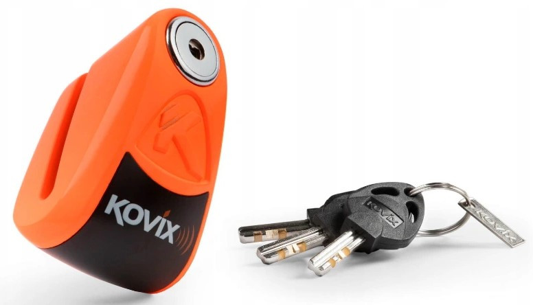 Мотозамок с сигнализацией Kovix KAL6 FO Fluorescent Orange (KAL6 FO)