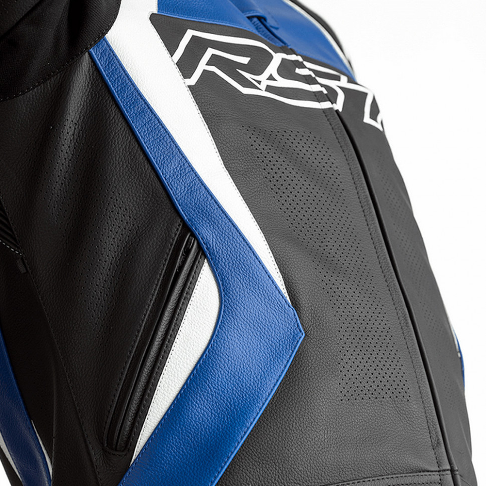 Мотокуртка чоловіча RST Tractech Evo 4 CE Mens Leather Jacket Black/Blue