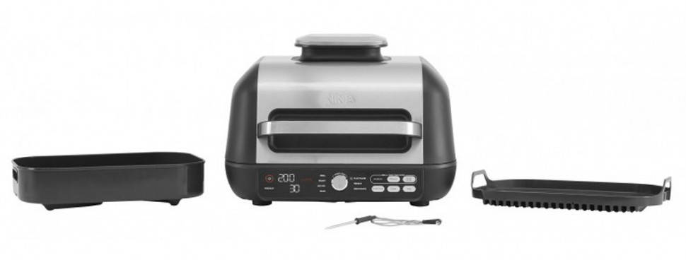 Гриль электрический Ninja Foodi MAX Health MultiGrill & Air Fryer с Сooking probe (AG651EU)
