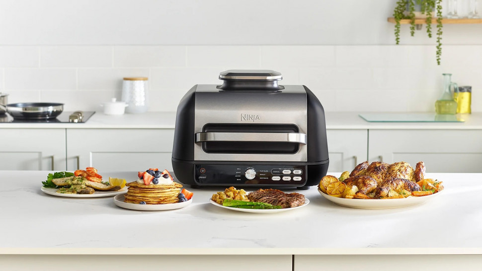 Гриль электрический Ninja Foodi MAX Health MultiGrill & Air Fryer с Сooking probe (AG651EU)