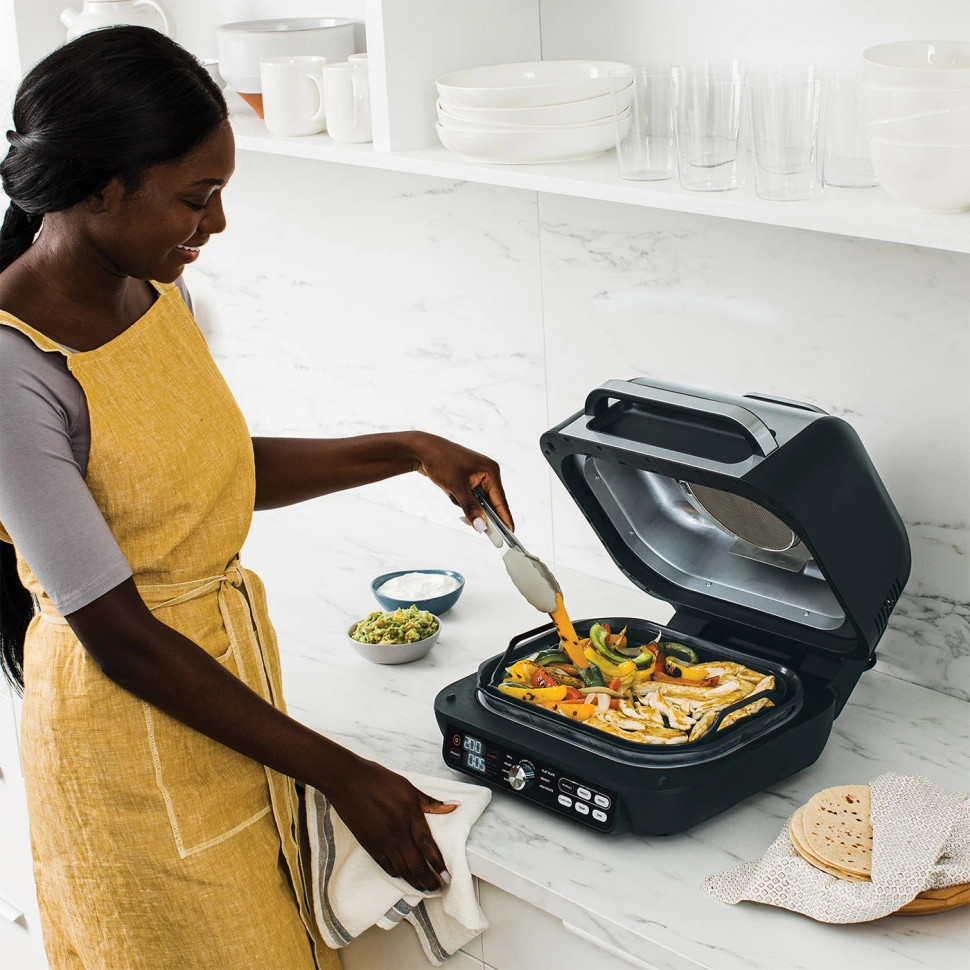 Гриль электрический Ninja Foodi MAX Health MultiGrill & Air Fryer с Сooking probe (AG651EU)