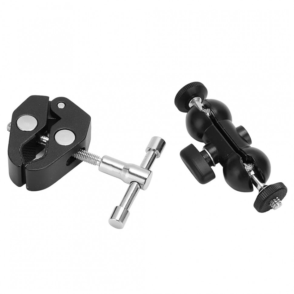 Шарнірне кріплення-щипці на трубу MSCAM Mount Bike Clamp для екшн-камер GOPRO, SJCAM, DJI