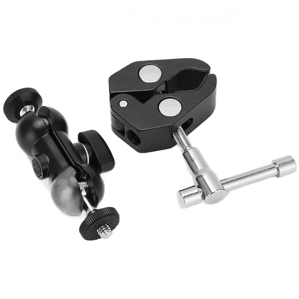 Шарнірне кріплення-щипці на трубу MSCAM Mount Bike Clamp для екшн-камер GOPRO, SJCAM, DJI